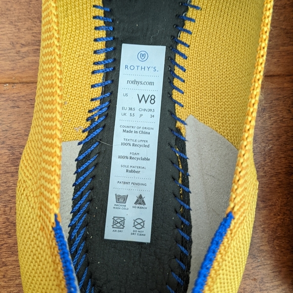 Sunshine Yellow Rothy's Point Flats - Picture 5 of 8